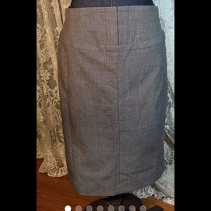 Express DesignStudio Gray Business Skirt